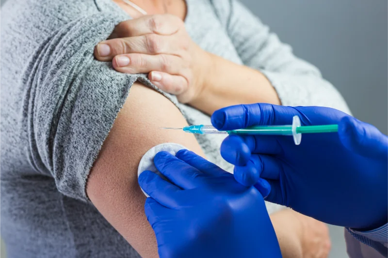 Trigger point injection procedure and muscle knot treatment in Wilsonville, OR.