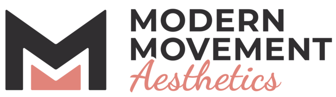 Modern Movement Medicine logo featuring the "M" and "Aesthetics" text.