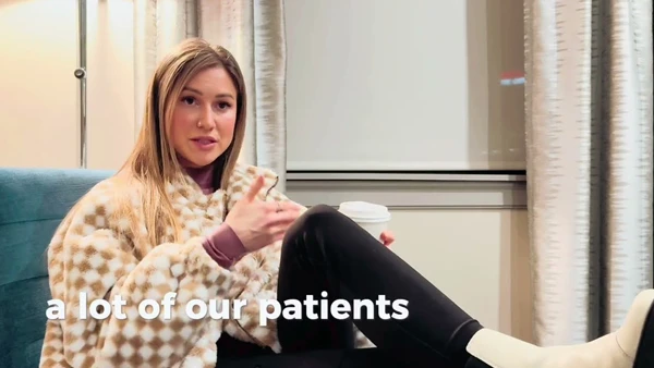 Dr. Alyssa Kurth explaining their commitment to patient success