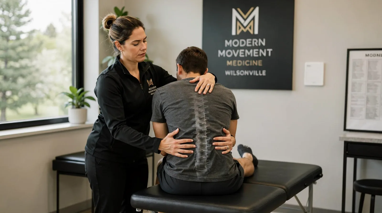 The clinical process starts with a medical examination to identify the underlying cause
